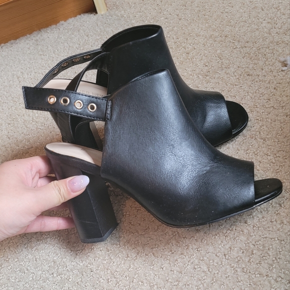Ever New Open Toe Booties - Picture 2 of 2